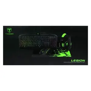 موس و کیبورد گیمینگ T-DAGGER T-TGS003 + هدست و پد موس گیمینگ