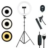 رینگ لایت پایه دار ۱۰ اینچ Hero LED Ring Fill Light