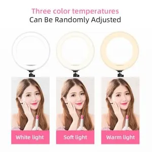 رینگ لایت پایه دار 10 اینچ Hero LED Ring Fill Light